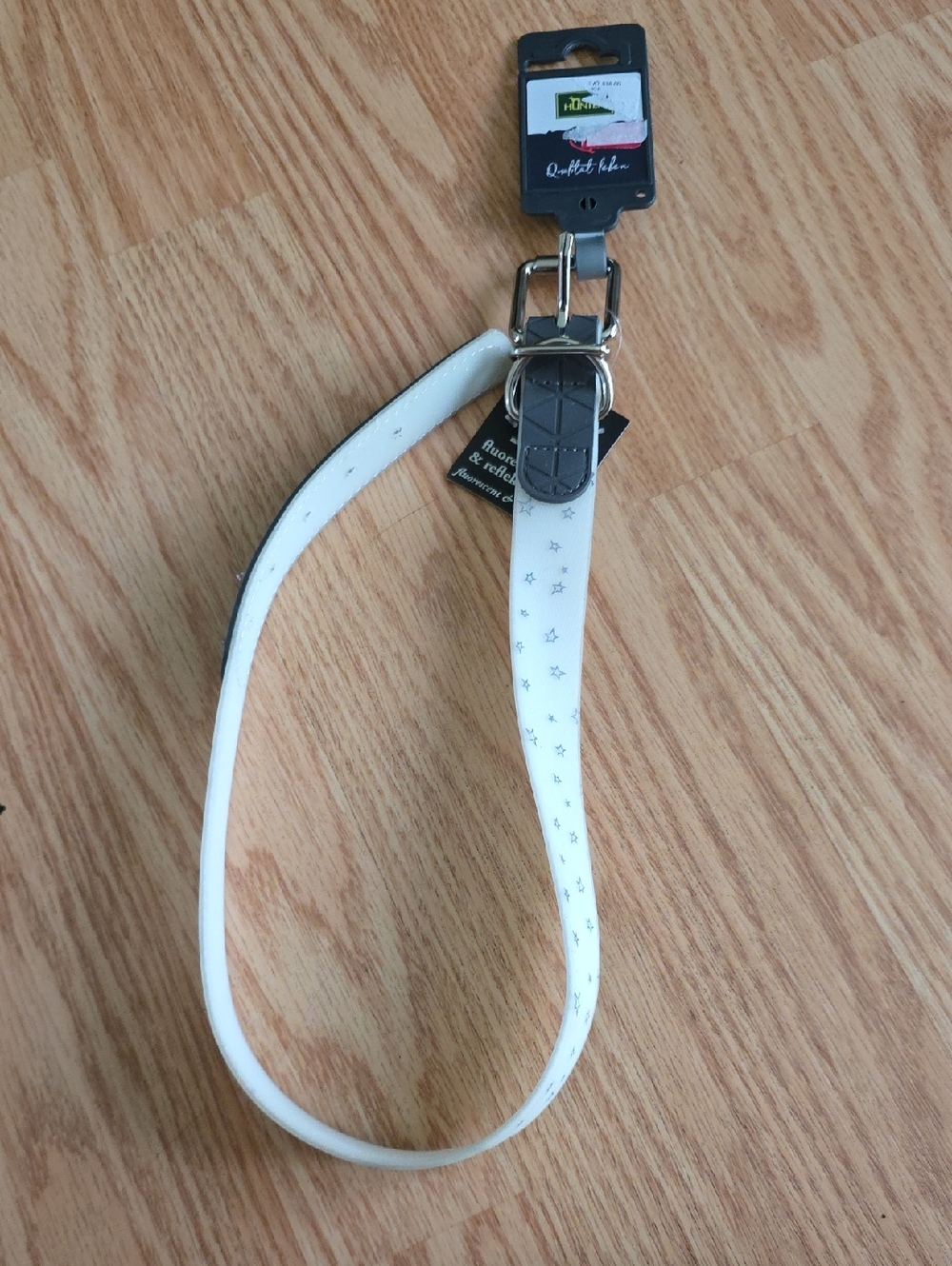 Hunter White Star Pet Collar